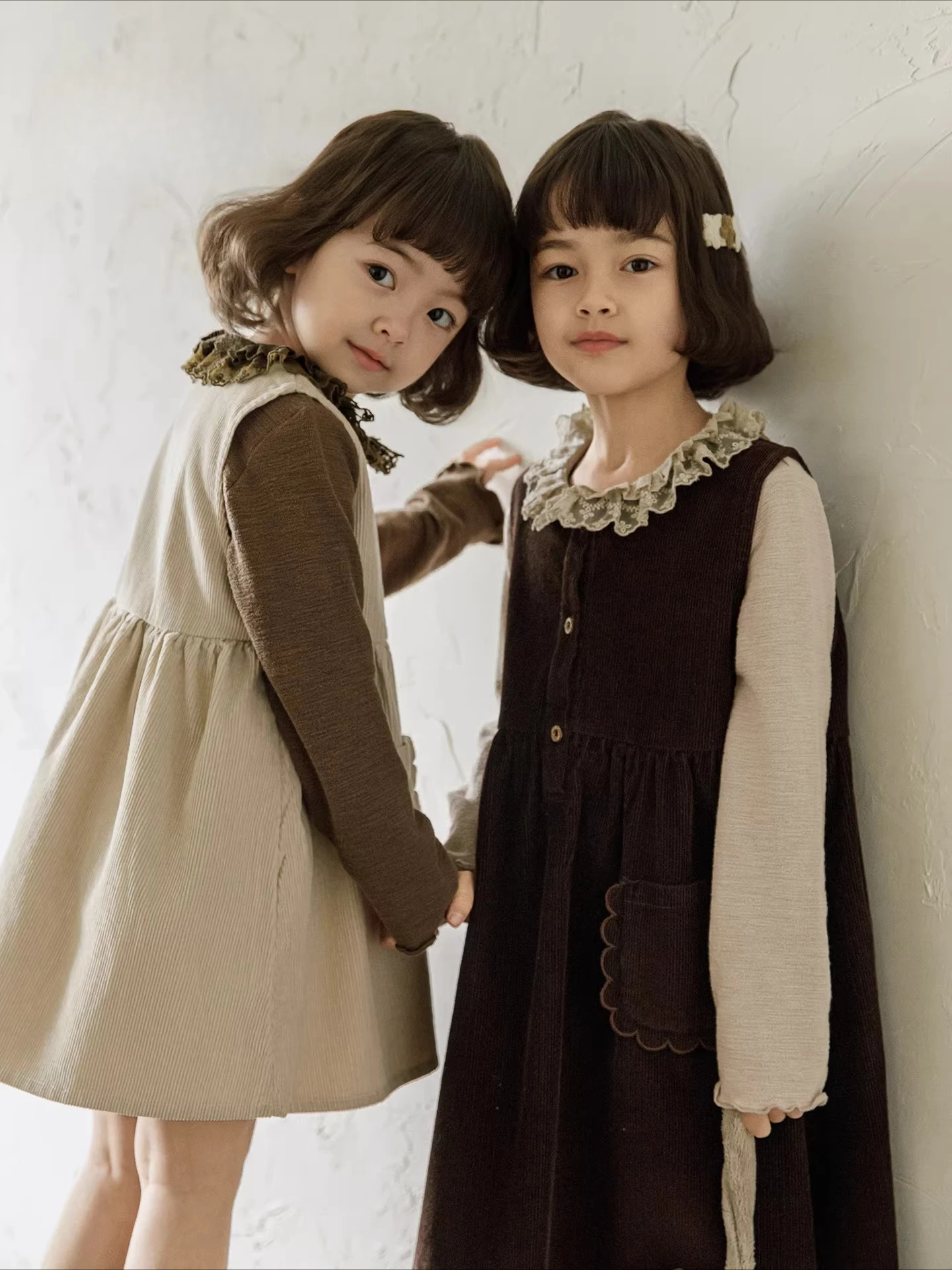 2026 Spring Girls Lace Trim Tee Breathable Loose Kids Comfort Magic Play 3-12Y