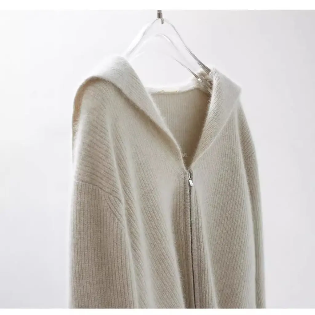 

Women's Western Style Short Knitted Cardigan Navy Collar Thickened Cashmere Jacket Loose Fit Autumn Winter All-match Fashion