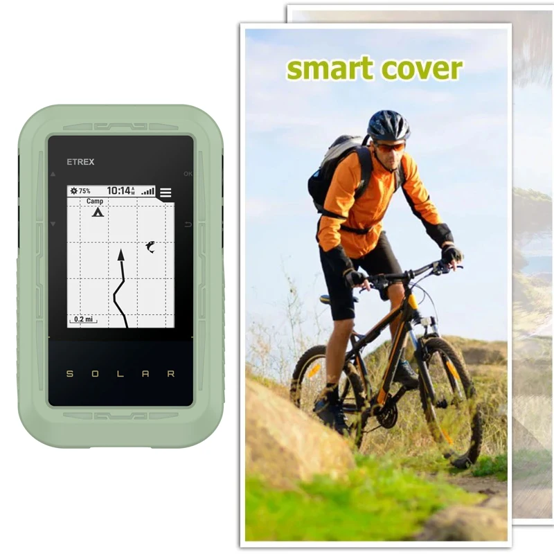 Silicone Case Protective Cover Shell for Garmin eTrex Solar GPS Bike Computer Anti-Scratch Provides Excellent Protection