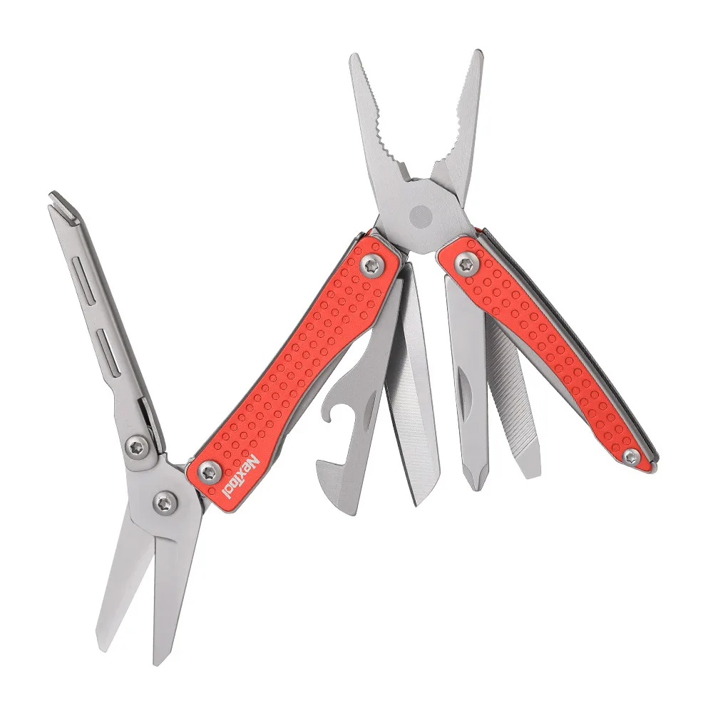 Imagem -03 - Nextool-mini Flagship Ferramenta Multifuncional Ferramenta de Mão Dobrável Edc Alicates de Chave de Fenda Abridor de Garrafas para Exterior 10 em 1