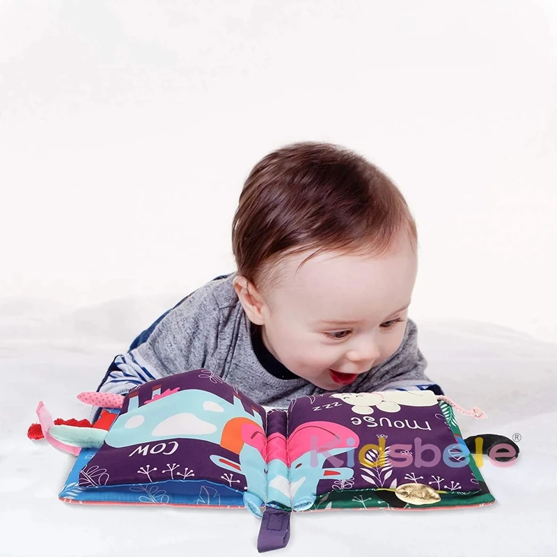 Zachte Baby Crinkle Books Dier Thema Boek Speelgoed Touch En Voel Boek Cadeau Voor Peuters