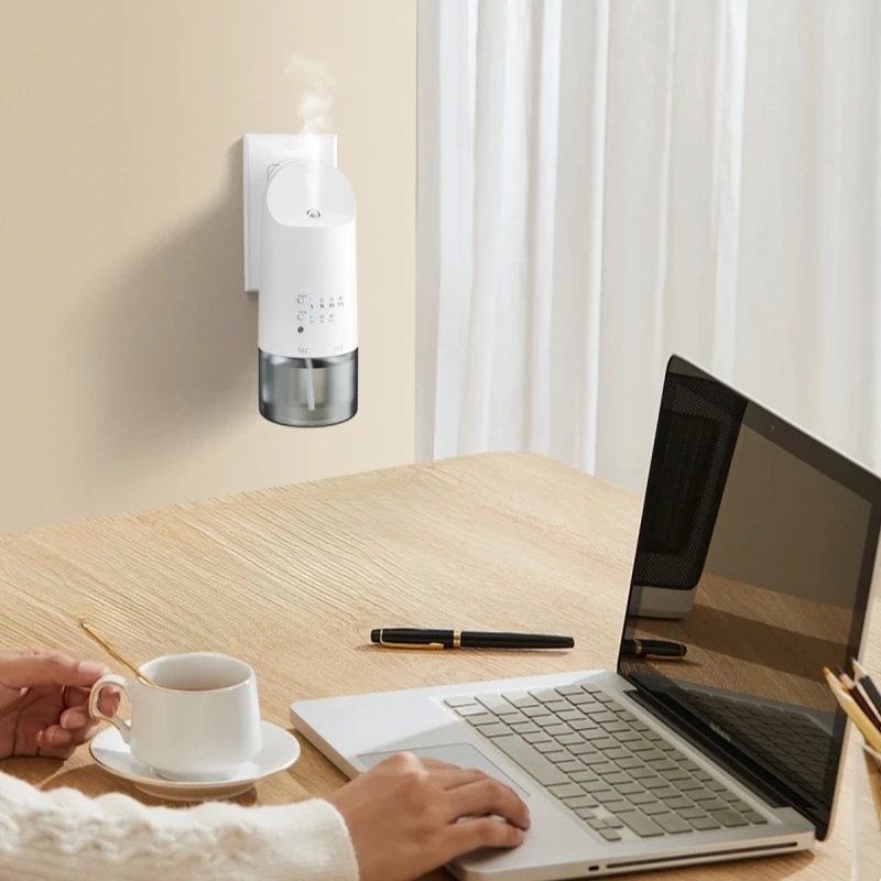 قم بتوصيل ناشر رائحة بدون ماء، موزع عطر الفندق والزيوت العطرية، كفاءة التفتيت، معطر الهواء المنزلي