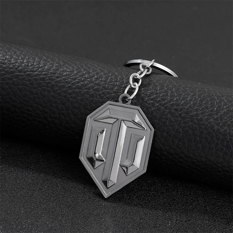 Metal World of Tank Keychains for Men, Llaveros Keyring, Clothing Accessories, WOT, Hot Sale