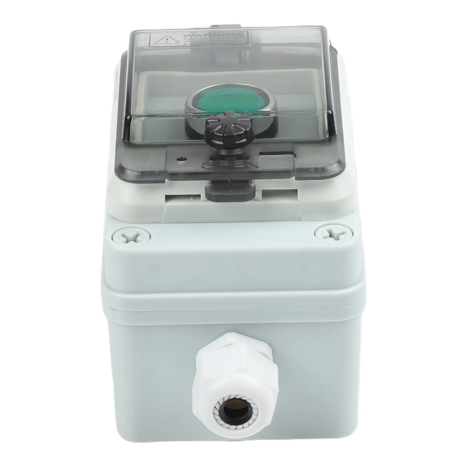 Outdoor Waterproof Button Control Box Self Resetting Switch Stop Junction Box For Electrical Alternative Energy Systems