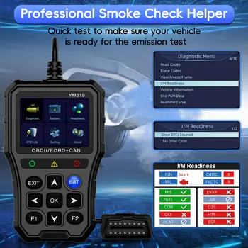 Profesionální diagnostický nástroj pro diagnostiku OBD2 skeneru, čtečka kódů motoru, čtečka chybových kódů pro všechny vozy s CAN OBDII 8 nejlepší prodej počítačová myš Westrom - №1