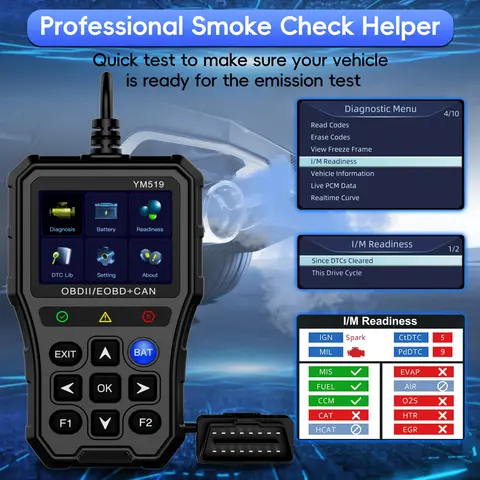 Professional OBD2 Scanner Diagnostic Tool Check Engine Light Vehicle Code Reader Car Fault Code Scanner for All CAN OBDII Cars 8 best sales diagnostic obd - №3