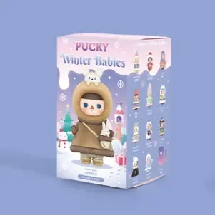 POP MART Pucky Elf Winter Babies Series Mystery Box Genuine Blind