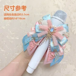 Lolita Girl Headdress Concert Light Stick Decorative Bow Concert Light Fan Baji Support Diy Accessories Sweet Edge Clip Gift