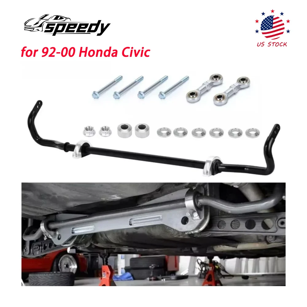 

Комплект черных задних тяг стабилизатора поперечной устойчивости 24 мм для Honda Civic DEL SOL 1992-2000 годов для Acura Integra 1994-2001 гг.