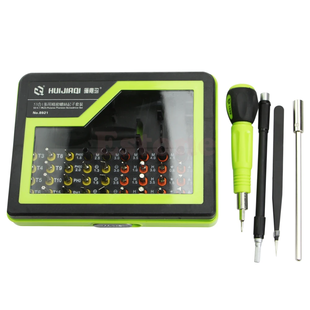1 ชุด 53 in 1 Multi-Purpose Precision ไขควงเครื่องมือเปิดสำหรับโทรศัพท์มือถือ PC Drop Ship