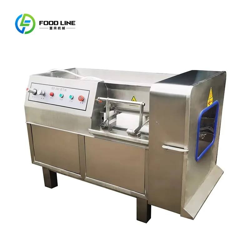 Customized Sus304 Meat Dicing Machine Micro Frozen Meat 3d Dicing Machine 2mm 7mm 10mm 12mm Adjustable Size Dicing Machine
