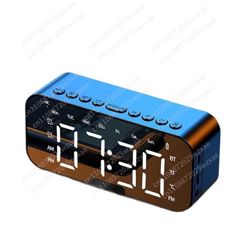 

Audio Electronic Multifunctional Clock Student Wake Up Alarm Clock Artifact Wireless Small Speaker High Sound Quality