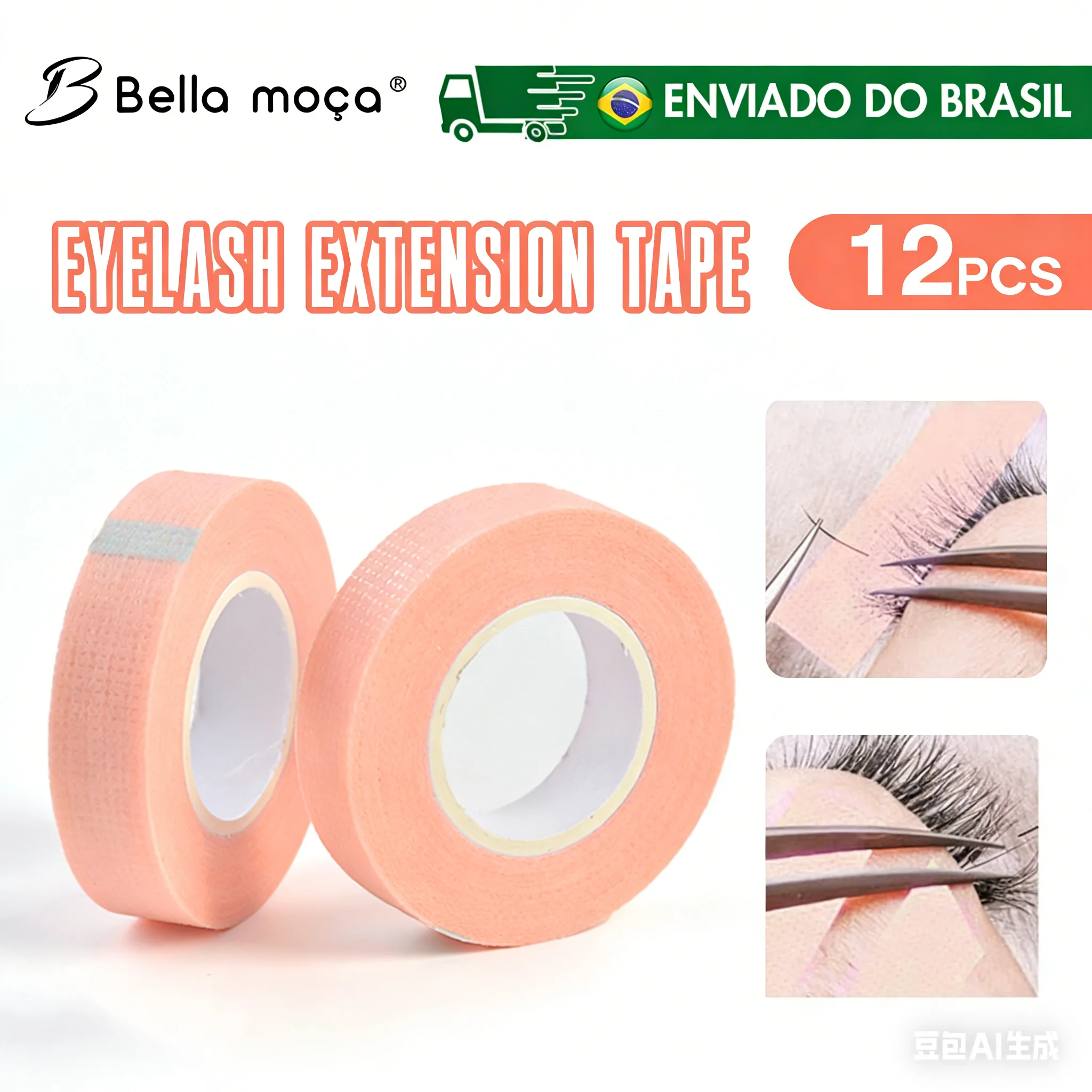 fita-para-extensao-de-cilios-bella-moca-12pcs-lote-rosa-respiravel-microporosa-ferramentas-de-maquiagem-atacado-enviadas-do-brasil