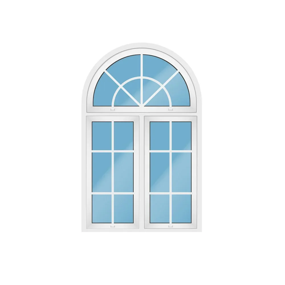*R# Windows fancy design alumimum window with arch vector