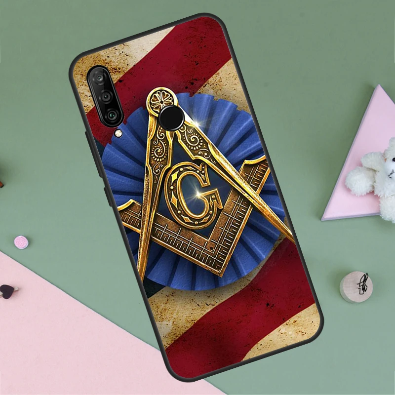 Freemasonry Logo Symbol Case For Huawei Nova Y60 Y61 Y70 Y90 Nova 11i 8i 3i 5T 9 10 SE P20 P30 P40 Lite Mate 60 Pro