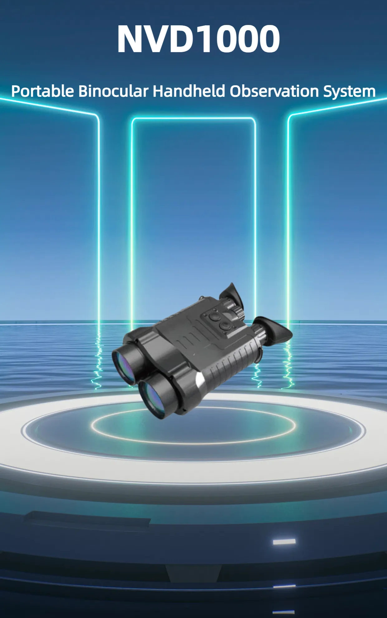 Professional Portable Thermal Night Vision Hunting Cmera Handle Imaging Imager Scope Telescope Device Infrared Binocular