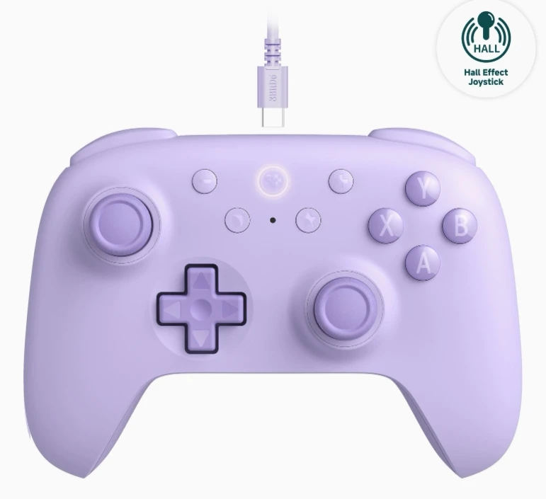 with Hall Effect Sensor 8Bitdo Orion Youth Edition 2 Wired Game Controller Suitable for PC Computers Steam Platform