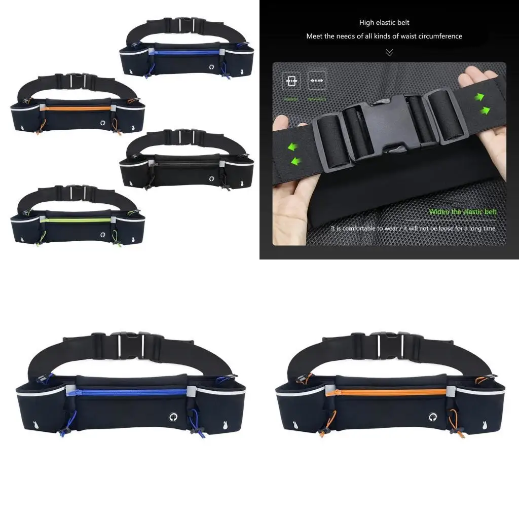 

Y1UC Sports Fanny Pack Adjustable Running Belts Waist Pack Phone Hydrations Bag