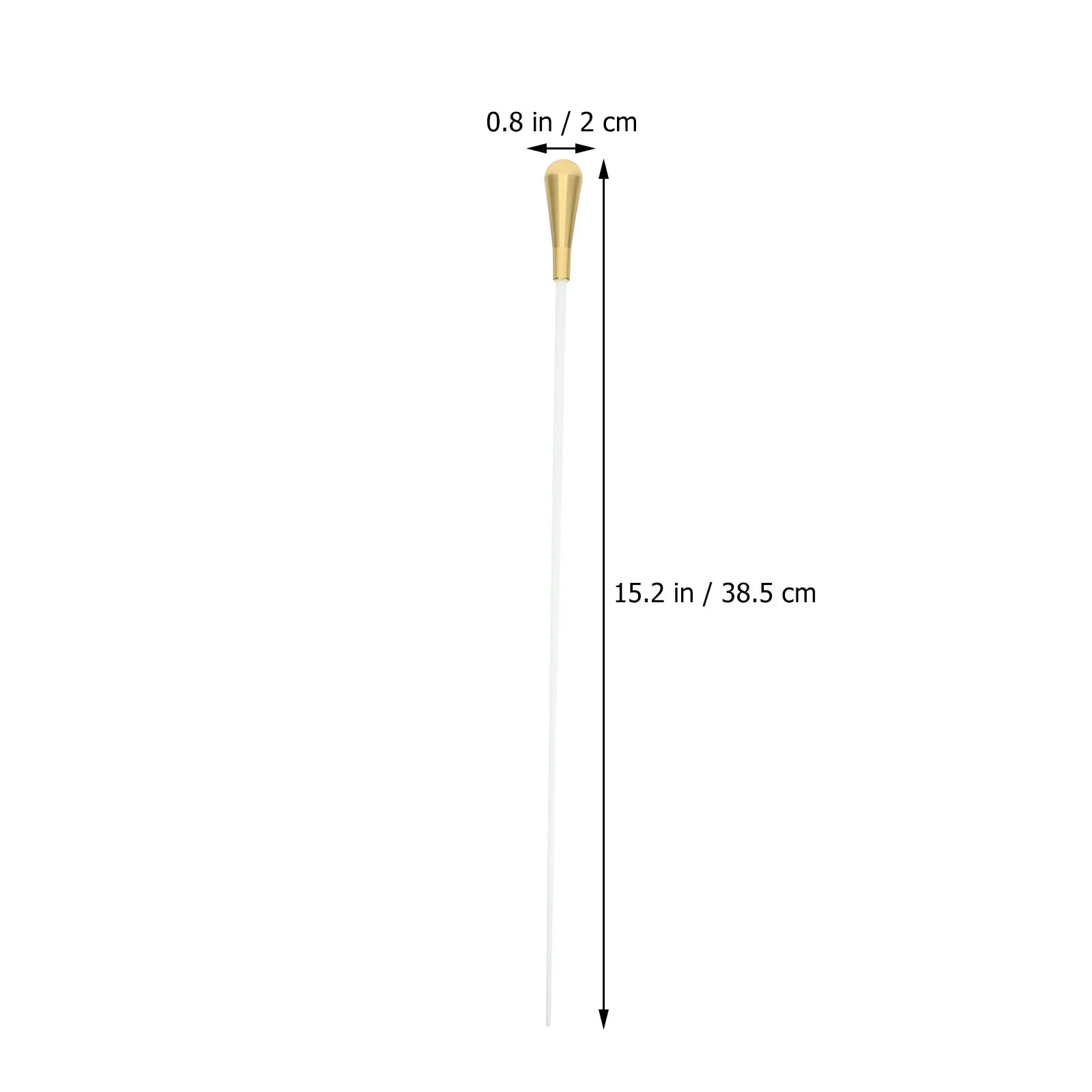 

Music Baton Professional Resin Aluminum Straight Even Design Conductive Rod Tool Performance Concert Show Parade Art Dance
