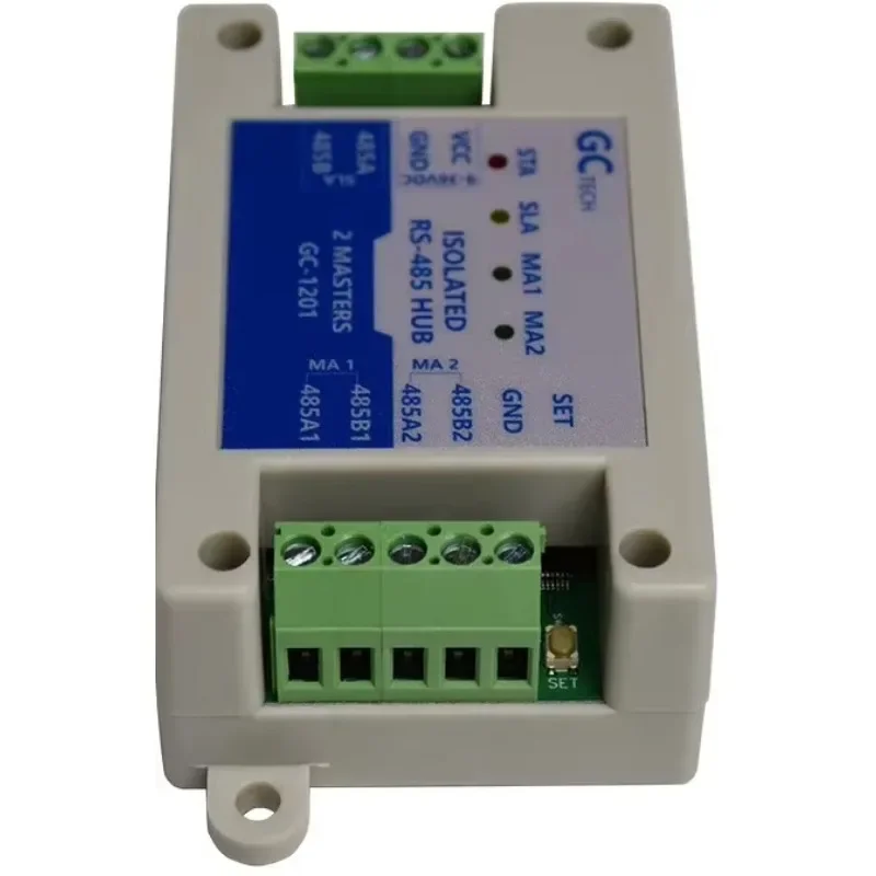 Two master one slave multiple slave 485 repeater buffer type buckle modbus dual master photoelectric isolation hub