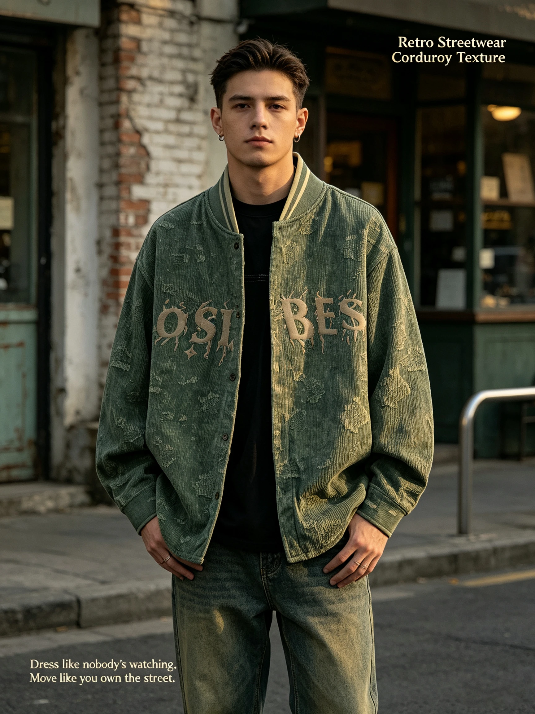 Мужская винтажная жаккардовая – обзор и цена Varsity Jacket Letterman