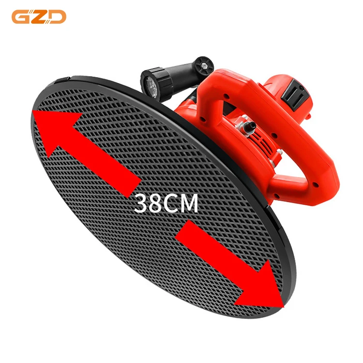 Electric 38cm Width LED Lamp Equipped Rendering Machines Plastering Machine for Walls