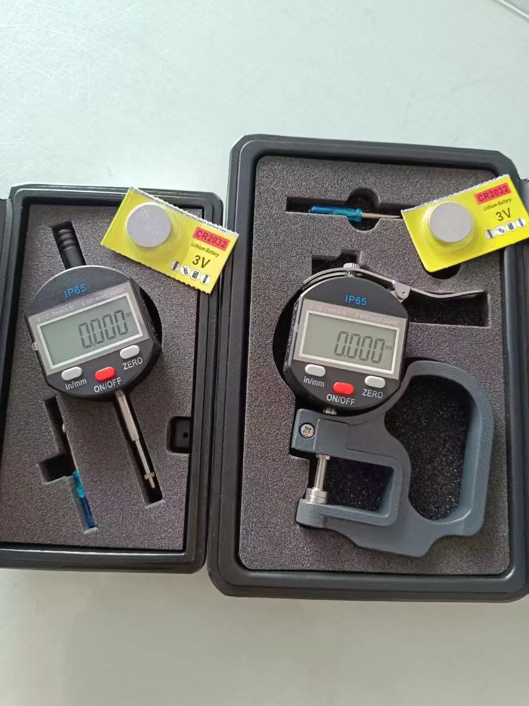 IP65 Digital Thickness Gauge High Precision Measurement 0.001mm Thin Film Thickness Gauge