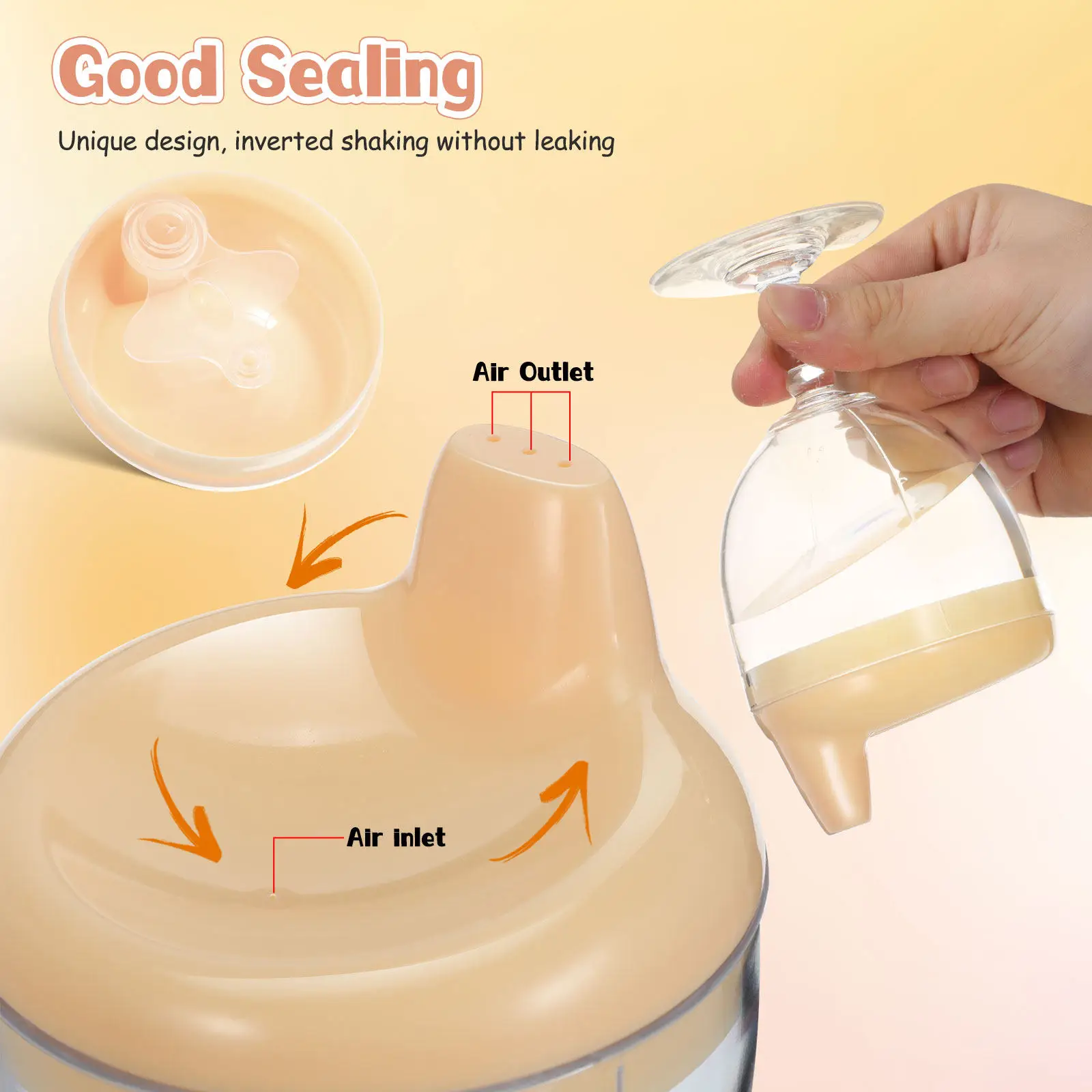 2Pcs Plastic Goblet Kids Cups Antidrop Design Toddler Water Milk Cups Ergonomic Grip Multipurpose Training Cup