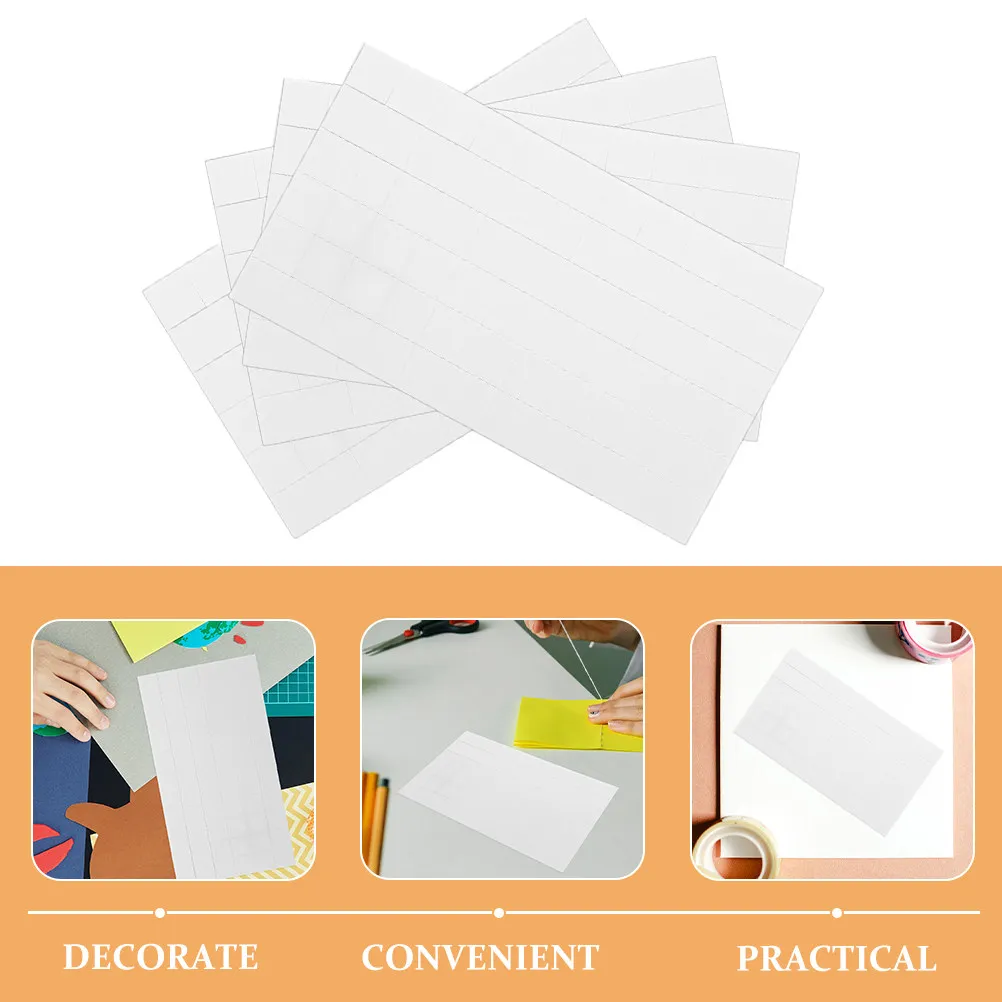 10Sheets Foam Squares Multi-Functional Stable Double Sided Adhesive Craft Foam Mounts for Scrapbook Card Making Supplies