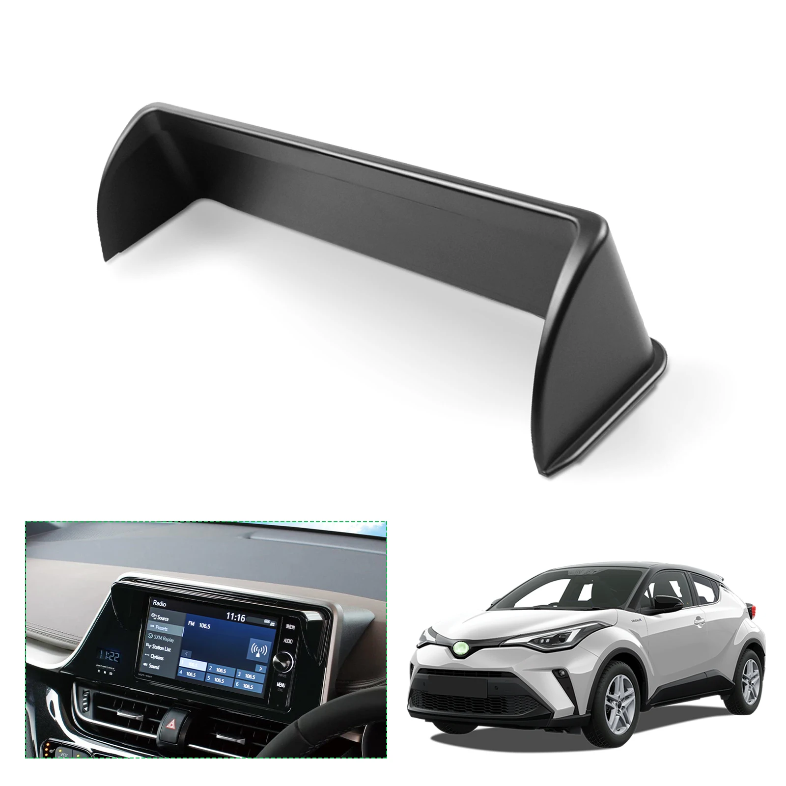 LFOTPP Parasoles de coche para 2019-2021 Corolla E210 / 2016-2020 C-HR ZYX10 NGX50 GPS Navegación Sun Shade Auto Interior Accesorios