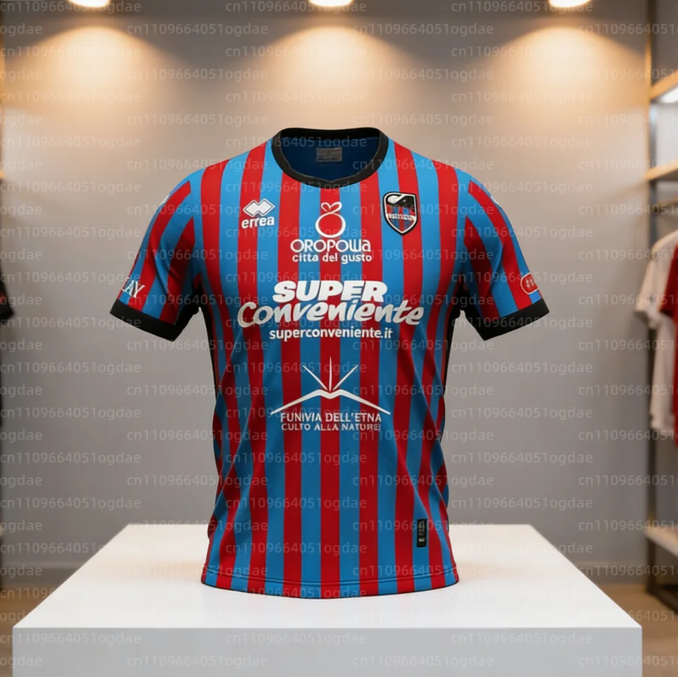 Nuova tendenza estiva 2022-24 Catania Club T-shirt da uomo e da donna ad asciugatura rapida, traspirante, flessibile, confortevole e che assorbe il sudore