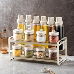 Seasoning Combination Set Seasoning Bottle Kitchen Storage Rack Oil Salt Monosodium Glutamate Soy Sauce Vinegar Seasoning Bottle