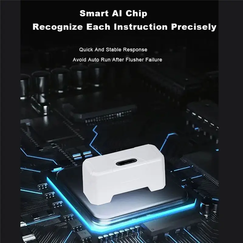 A63K-أبيض المرحاض دافق زر المرحاض الذكية الاستشعار فلوشير الخارجية الأشعة تحت الحمراء دافق المرحاض الذكي فلاشينغ الاستشعار #6