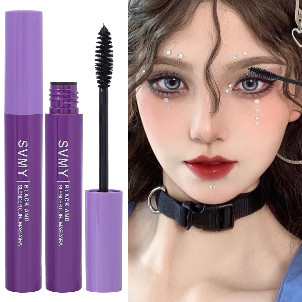 Black Silk Fiber Mascara Lengthens Eyelashes Extension Waterproof Anti-sweat Lasting Non-smudge Curling Mascara Makeup Cosmetics