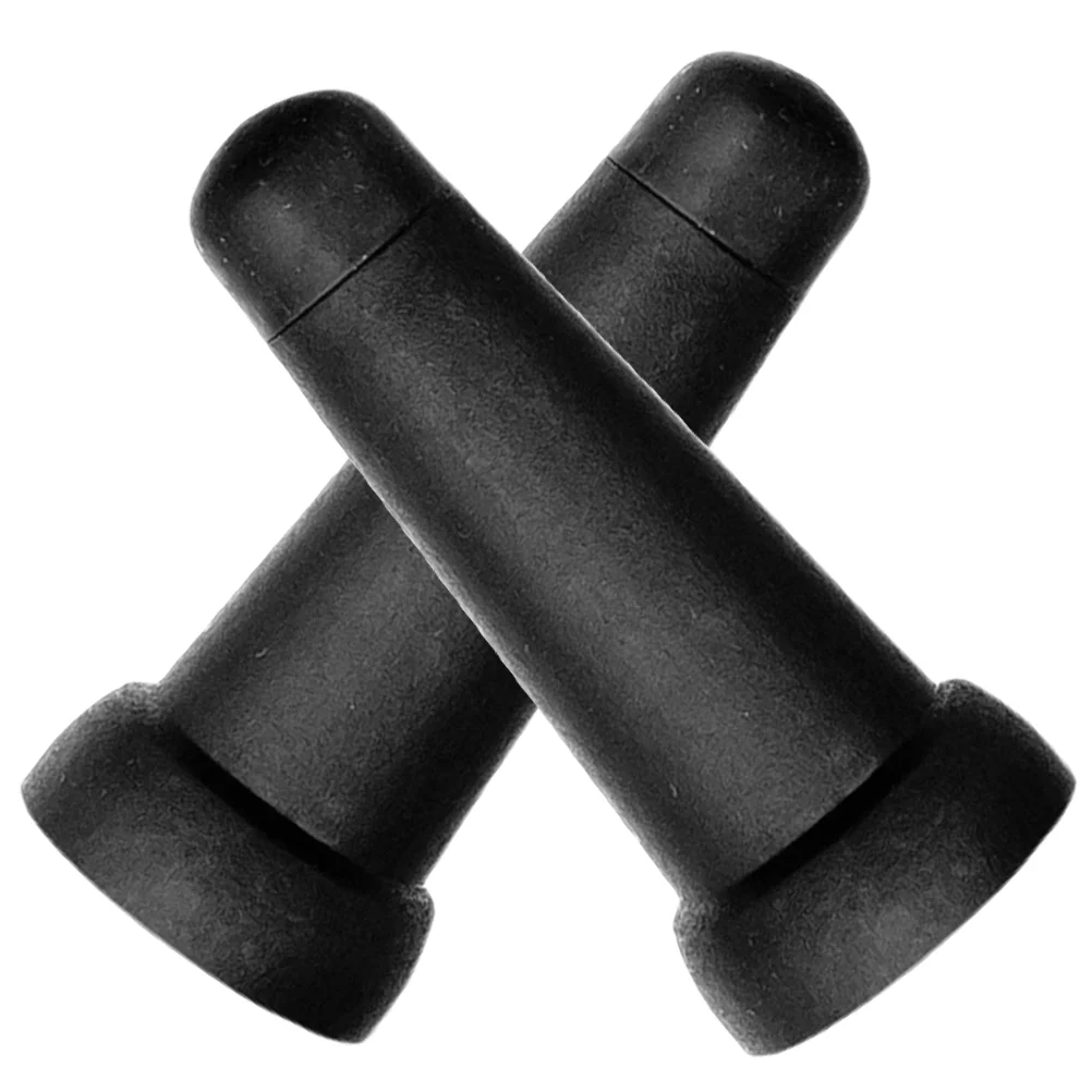 

2 Pcs Cane Umbrella Accessories Replacement Tip Cover Supply Long Pole Caps Rubber Tips Professional Tops Covers