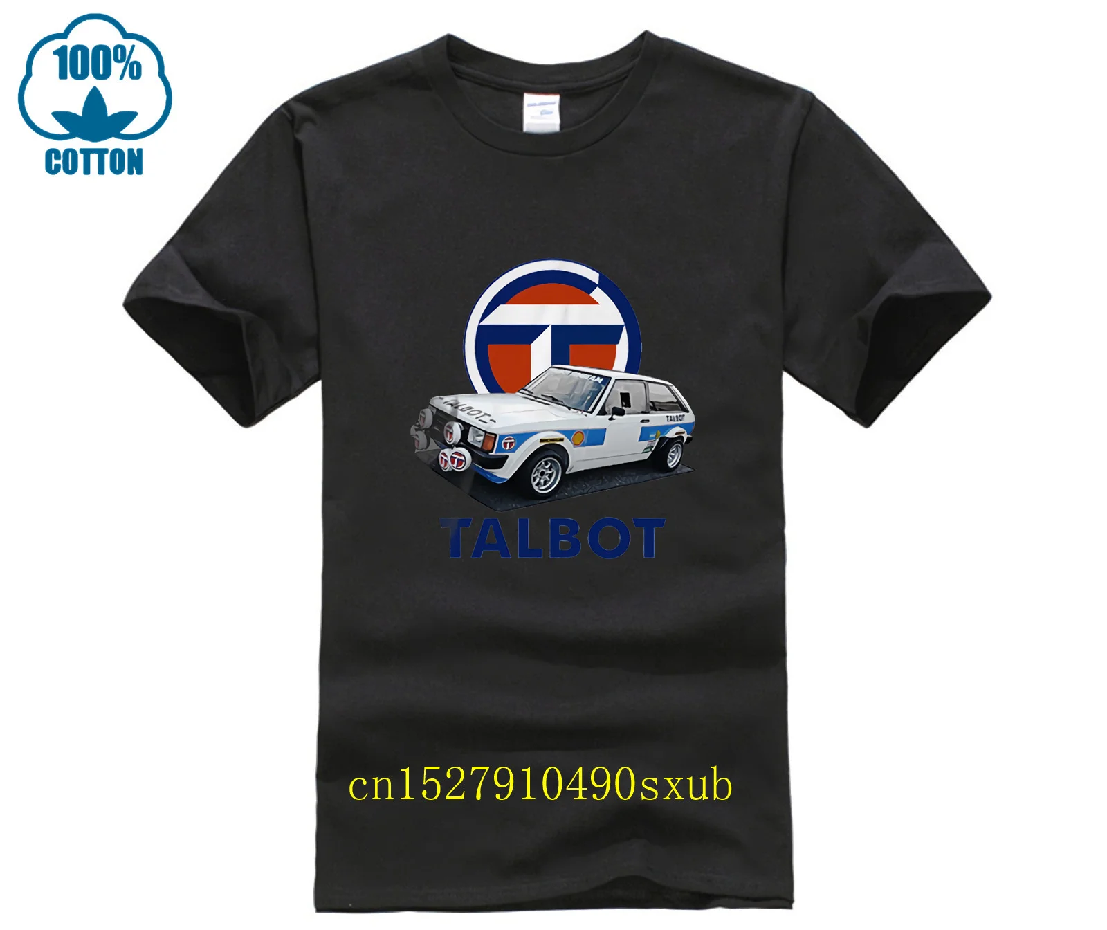 Camiseta Talbot Sunbeam Rally RAC WRC Group B, camiseta holgada de algodón de manga corta