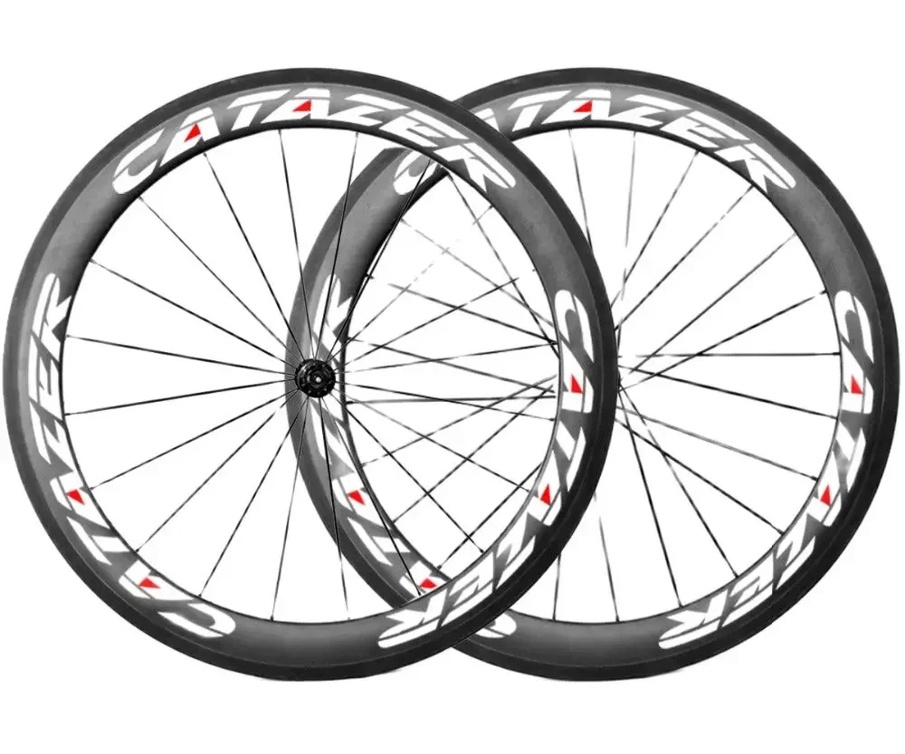 Ultra Light 700C Bicycle Carbon Wheels 60 Clincher Tubuless Carbon Wheels Road Bike Rim Cycling Road Wheels