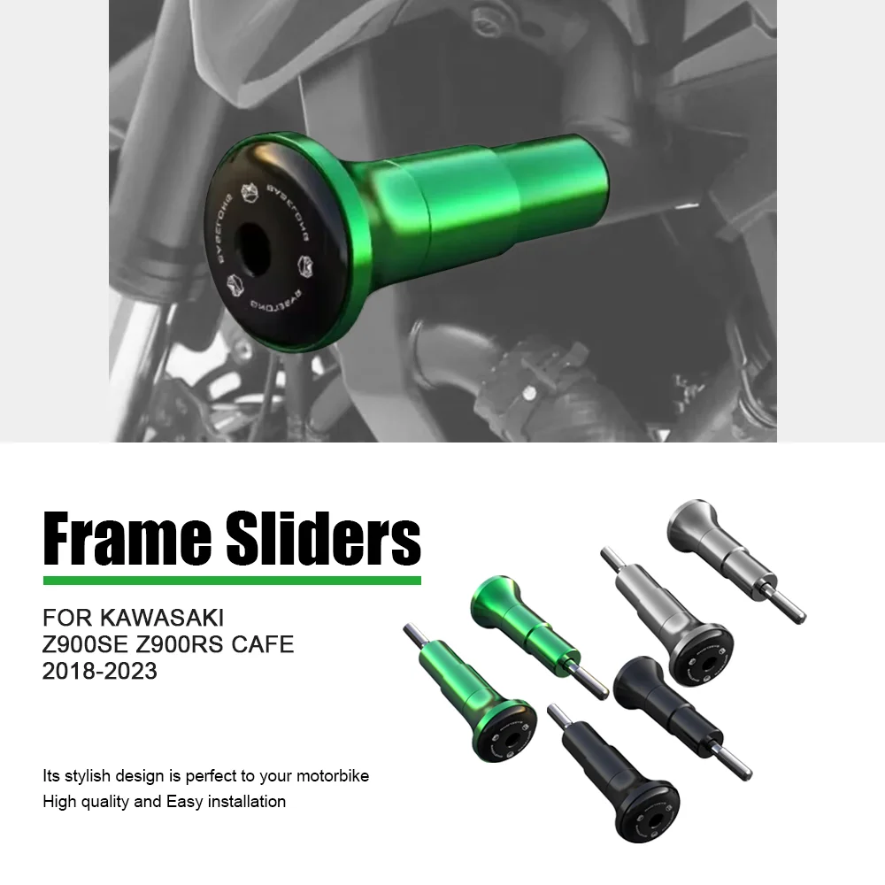 

Motorcycle Accessories Frame Sliders Falling Protection Crash Protector For KAWASAKI Z900SE Z900RS Cafe 2018-2020-2021-2022-2023