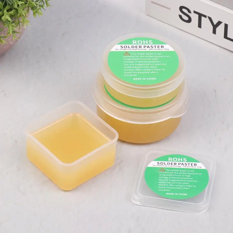 1 قطعة 30/50/100 جرام لحام لحام لصق المهنية لحام الجريان 183 درجة درجة حرارة متوسطة لا الصنوبري النظيف