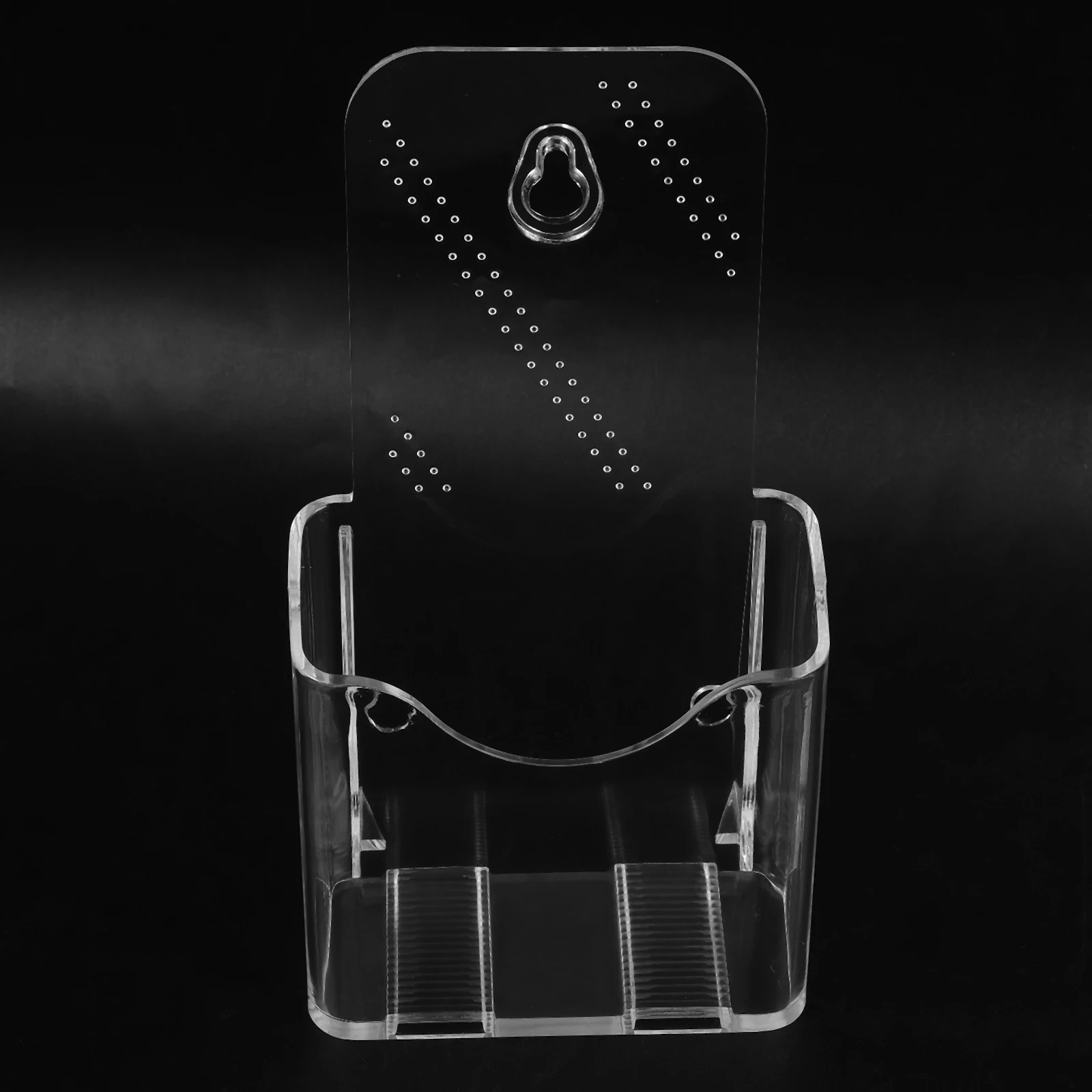 

2 Pcs Files Rack Document Display Stand Desktop Holder Wall Organiser Dining Table Clear Brochure Acrylic