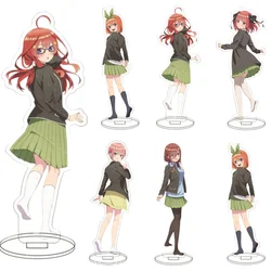 Anime Peripheral Store he Quintessential Quintuplets Kimono Acrylic HD Character Stand Desk Decor Fans Charm Gifts About15cm