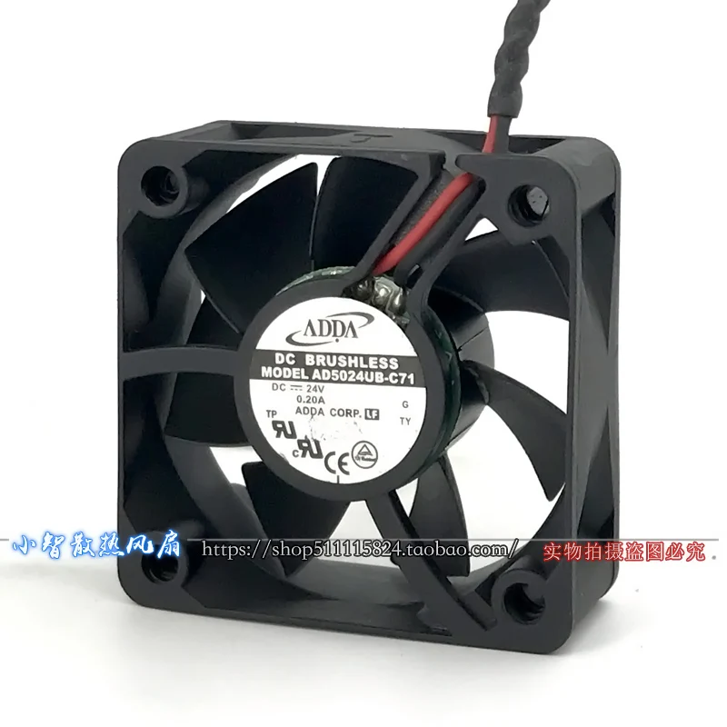ORIGINAL AD5024UB-C71 24V 0.20A 5020 50*50*20mm NEW COOLING FAN RADIATOR