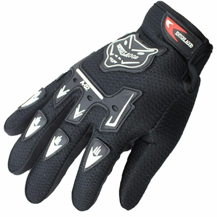 Guanti da Moto bambino estate inverno Full Finger bambini 3-12 anni bambini Moto Motocross Luvas guanto da corsa in pelle