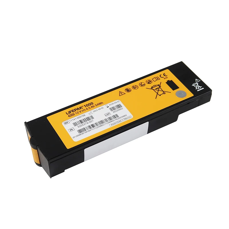 12V 4500mAh LiMnO2 Replacement Lifepak 1000 3205379-007 lithium Battery for Physio-Control