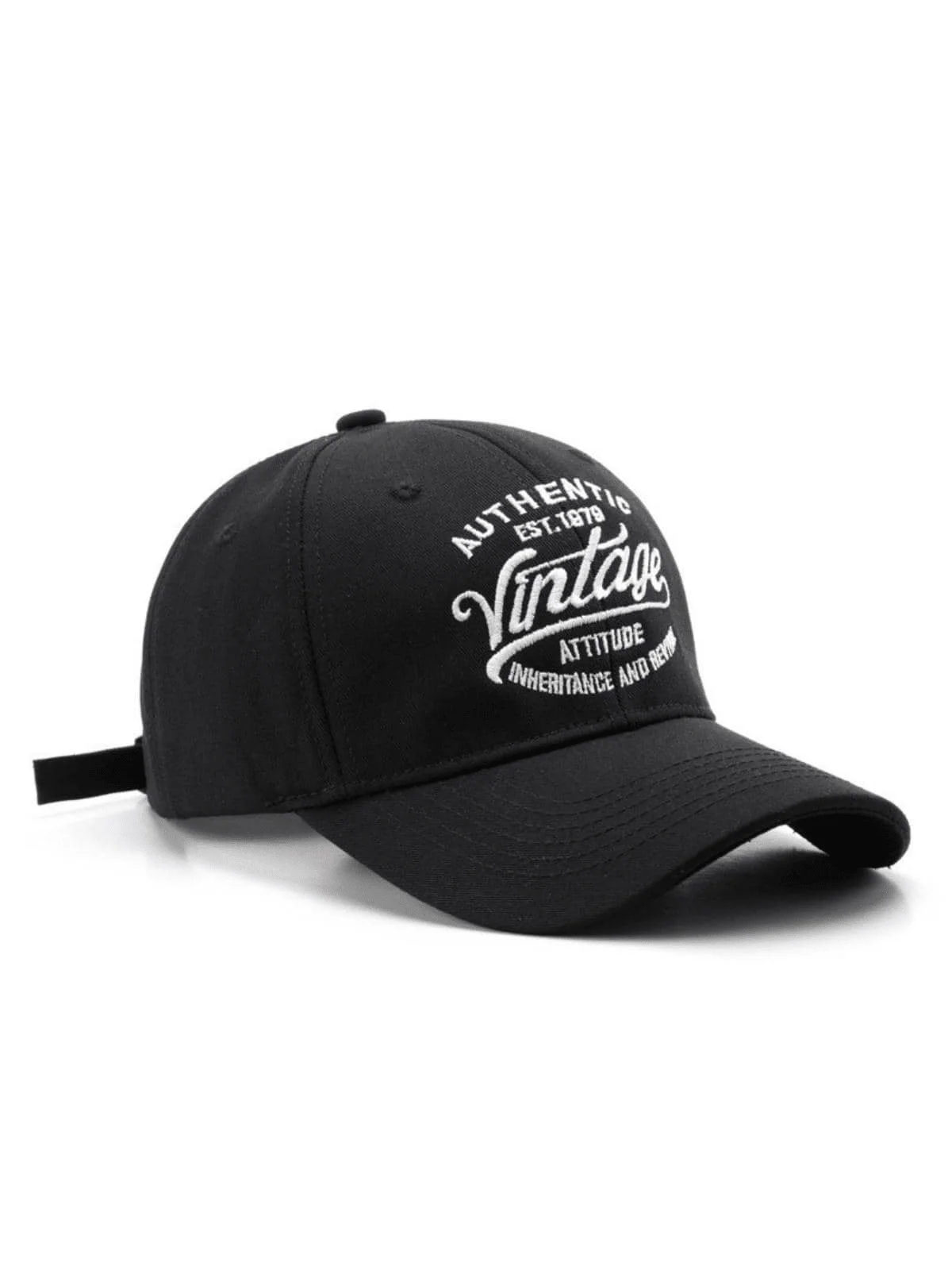 Japanese Retro Style Created Baseball Cap With English Embroidery For Women, Streetwear Casual Visor