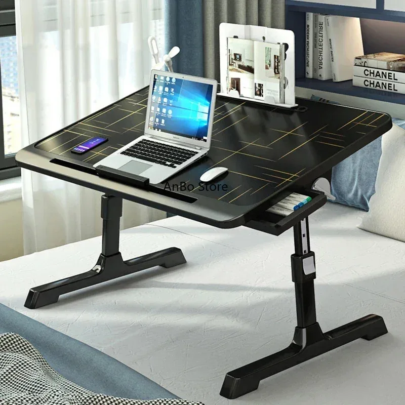 Bed Desk Small Table plus-Sized Laptop Desk Foldable Lazy Table Dormitory Students Lap Desk HY