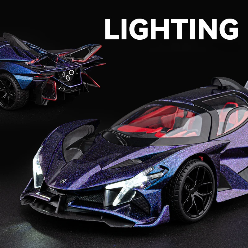 1/18 アポロ 希少車 1:18 アポロプロジェクトEVOスーパーカー ダイキャスト合金製モデル