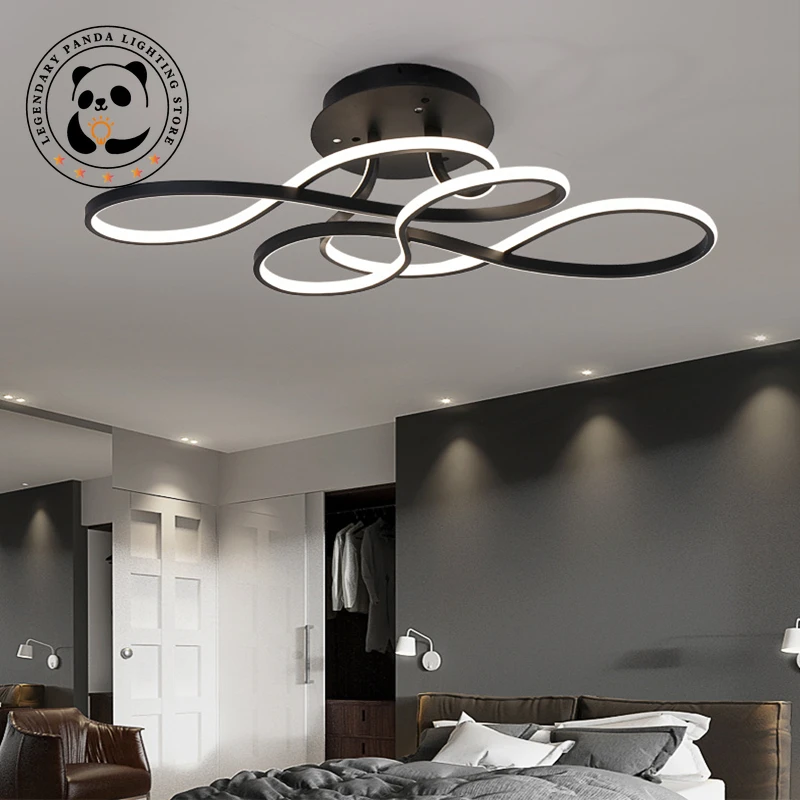 Contemporary Minimalist Ceiling Lights Personality Metallic luster Restaurant Bedroom woonkamer Indoor Decoration Lamp Luminaria