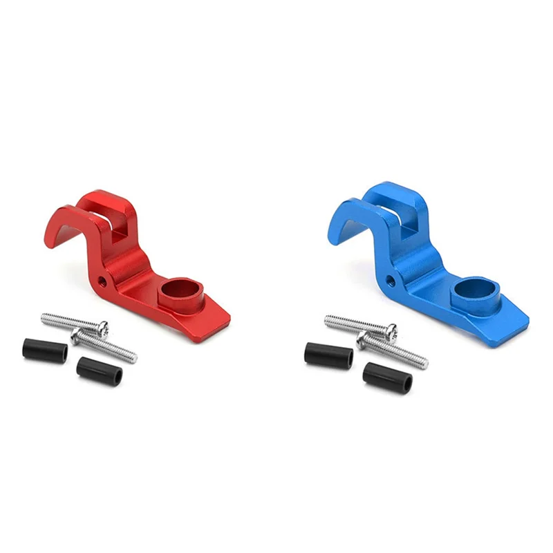 ABMF-RC 자동차 업그레이드 자동차 쉘 버클 자동차 쉘 고정 버클 키트 MJX 1/16 16208 16017 H16H RC 자동차 업그레이드 액세서리 블루