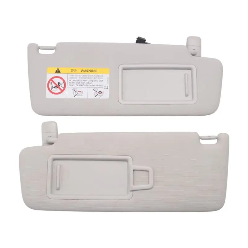 Durable-Front Left+Right Inner Sun Visor With Mirror For VW Golf 7 Sportsvan Jetta MK7 T-Cross Passat B8 CC T-Roc 5GG857551/2 Pa